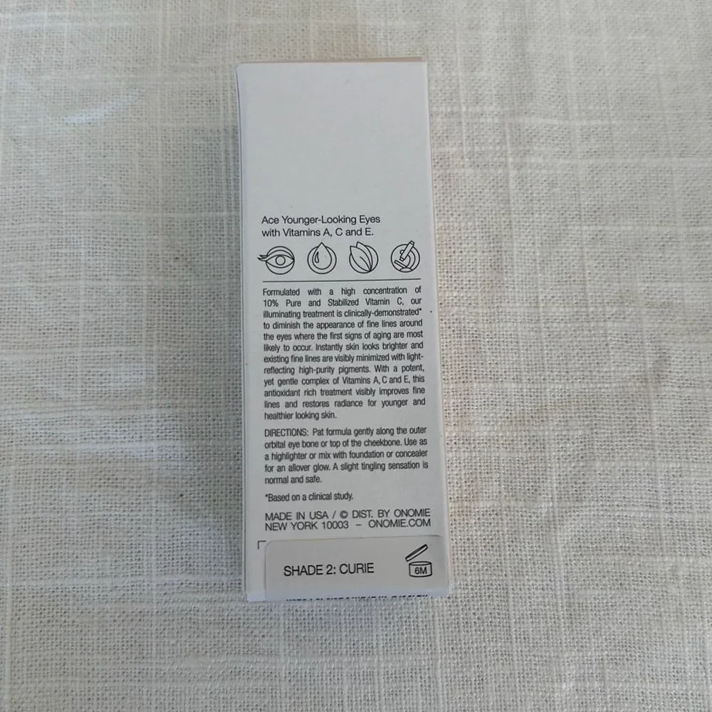 Onomie A.C.E Illuminating Eye Treatment in Curie Shade 10g
